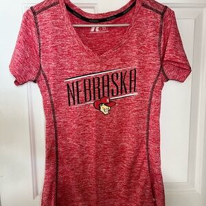 Last Chance! Russell Red Nebraska Cornhuskers Active Shirt